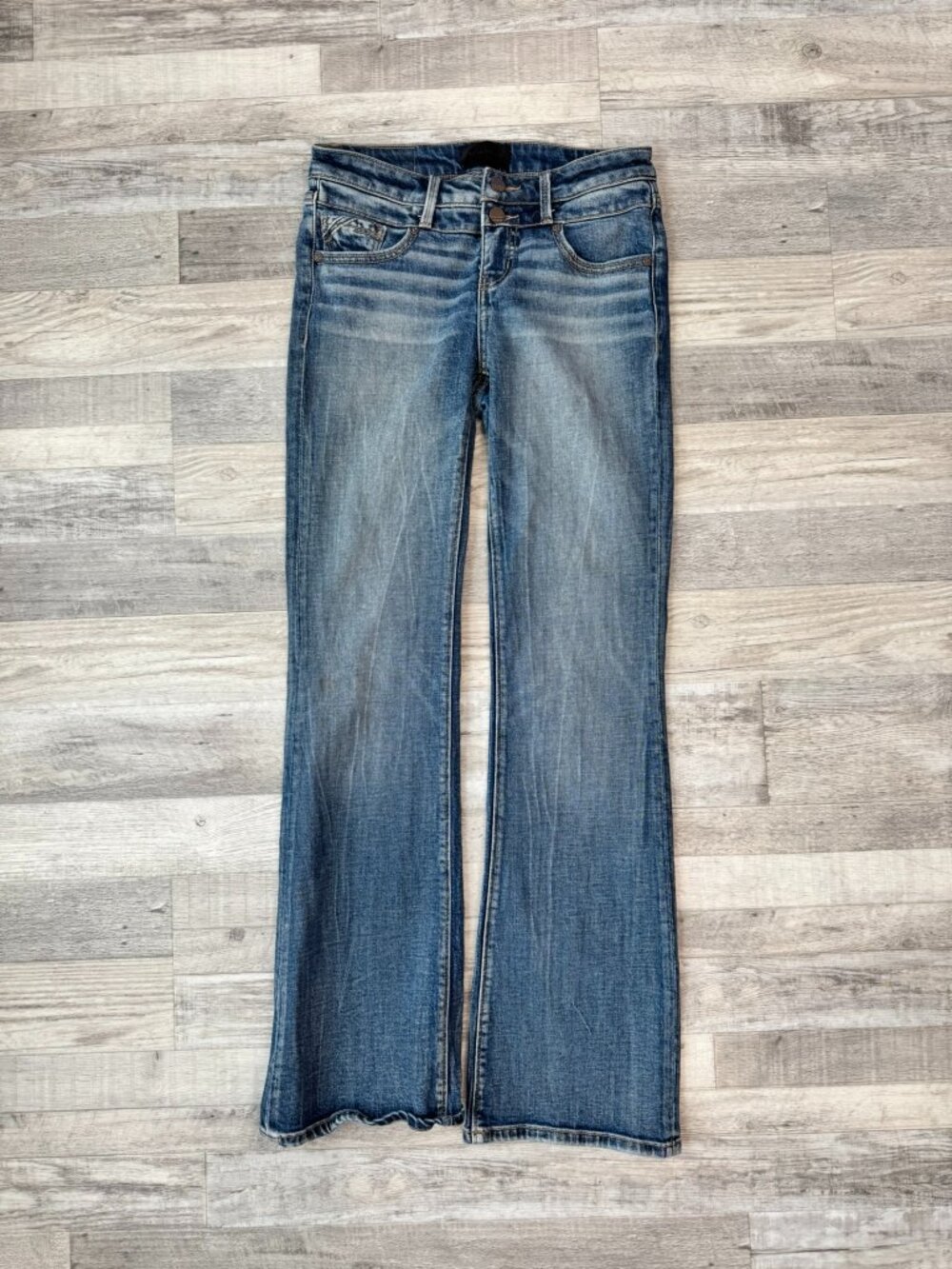 Buckle Black Bootcut Jeans Size 25x32 Fit No 53, Women's Jeans P5